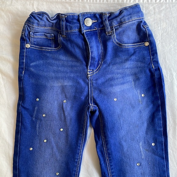 Girls Beautees Jeans with Rhinestones - Picture 2 of 5